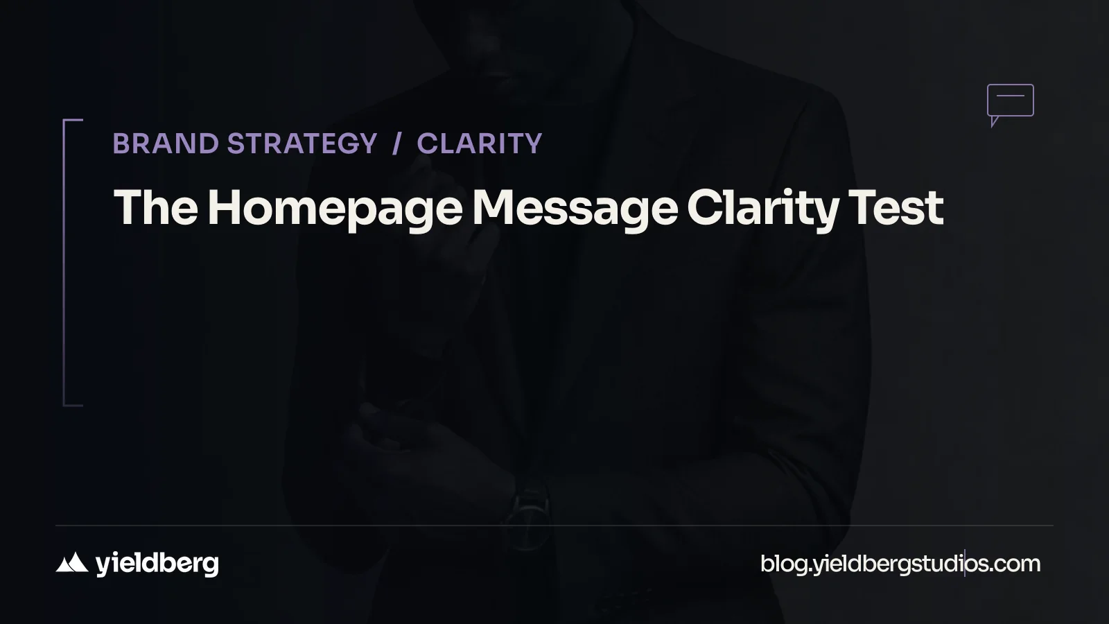 The Homepage Message Clarity Test